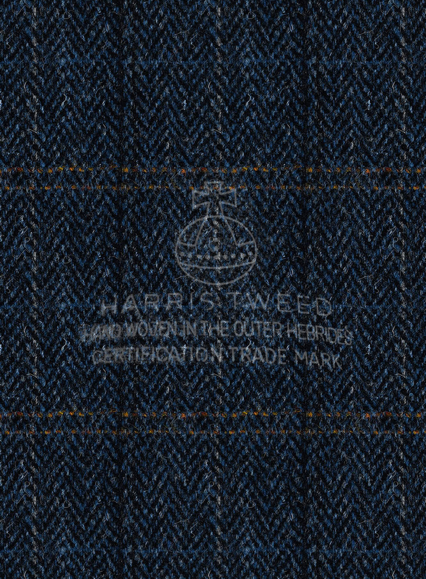 Harris Tweed Country Heritage Blue Jacket - StudioSuits