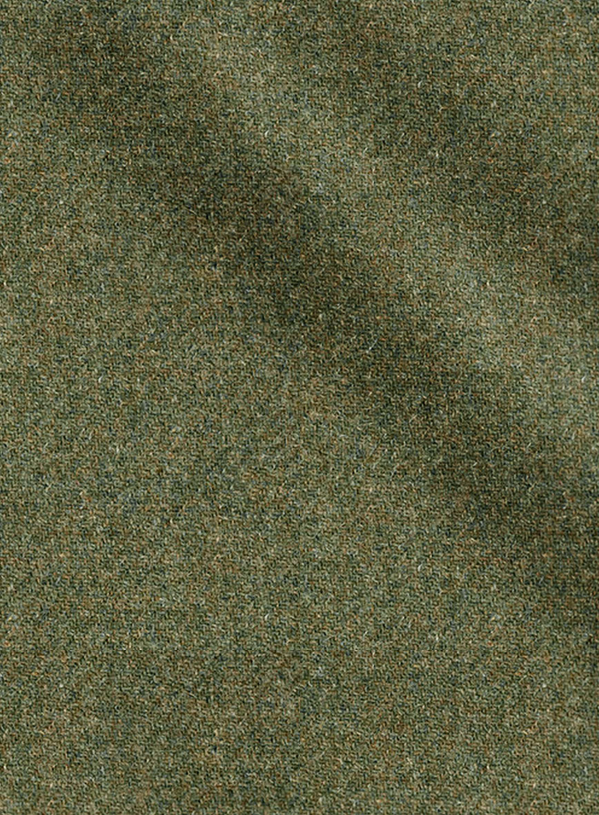 Harris Tweed Greenforge Hopsack Overcoat - StudioSuits