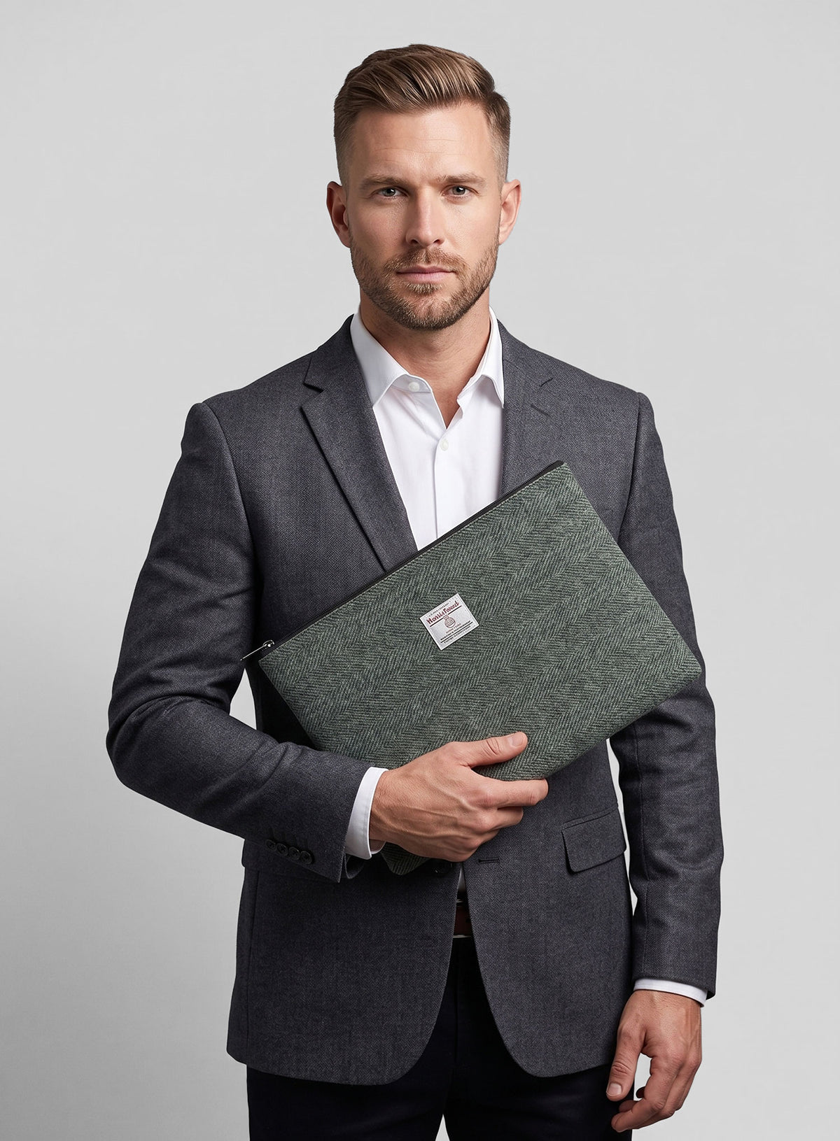 Harris Tweed Laptop Case - StudioSuits