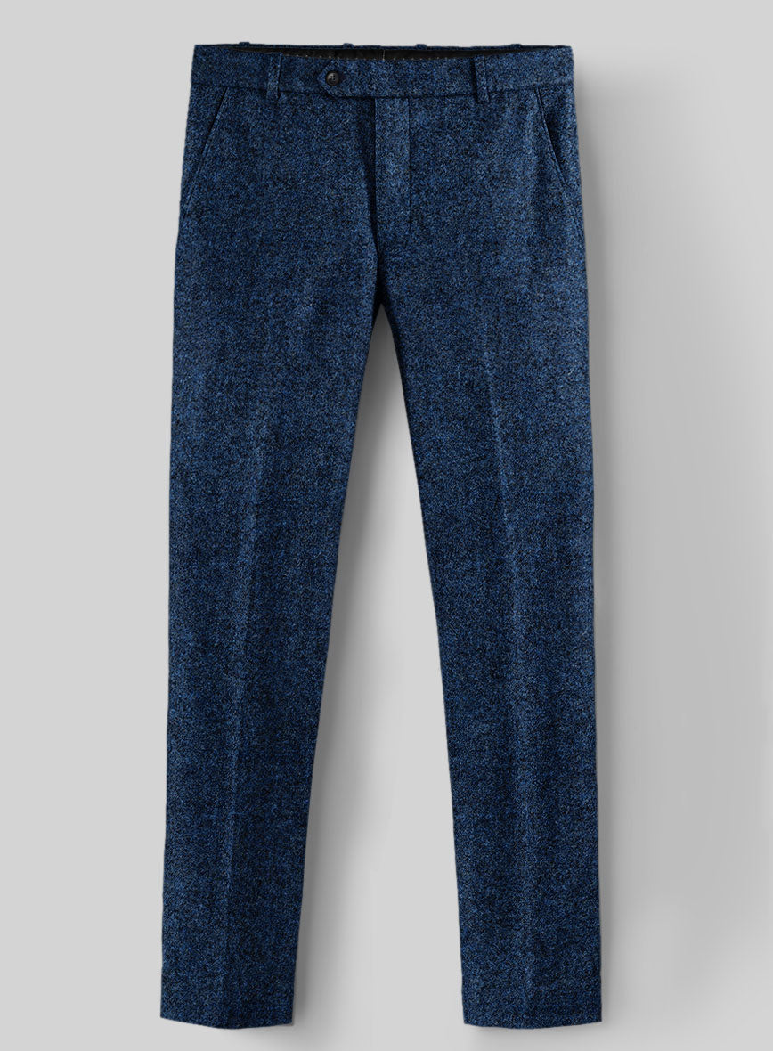 Harris Tweed Highland Blue Hopsack Suit - StudioSuits