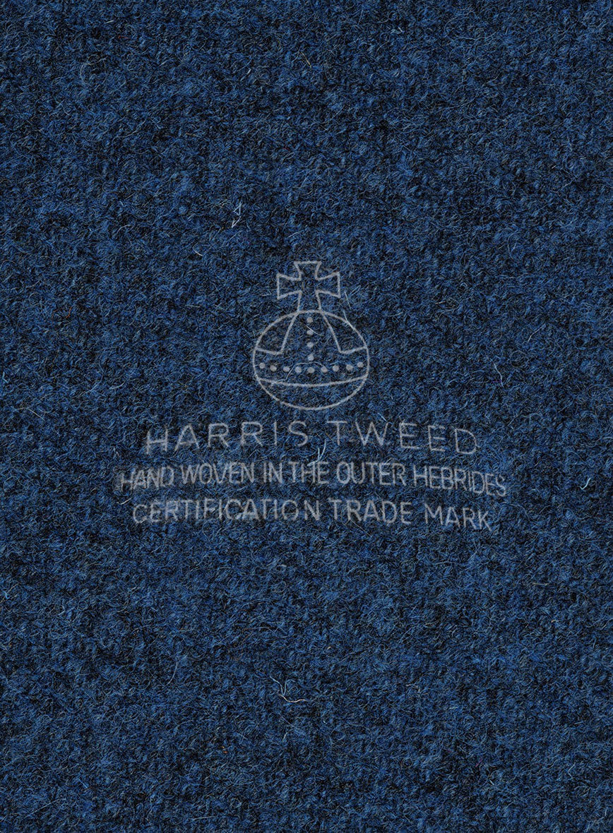Harris Tweed Highland Blue Hopsack Suit - StudioSuits