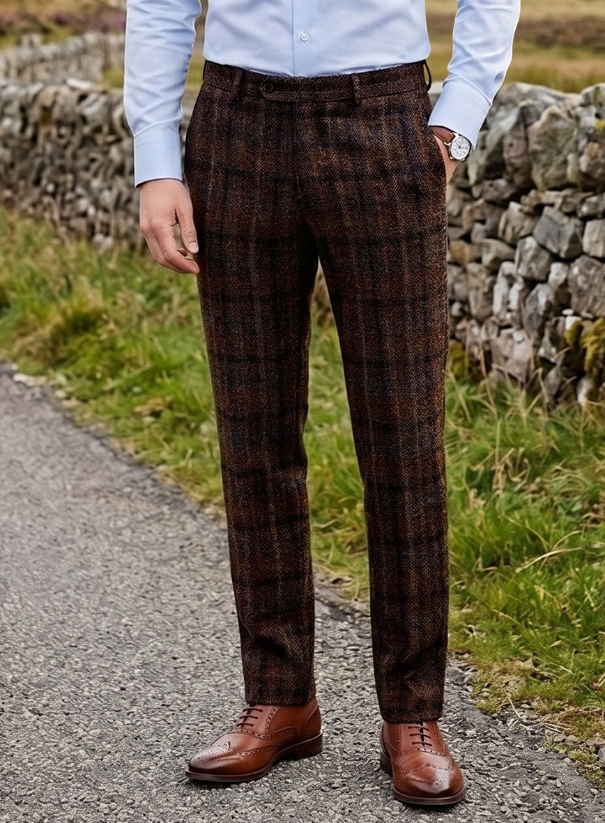 Harris Tweed Kingsbrae Tartan Pants - StudioSuits