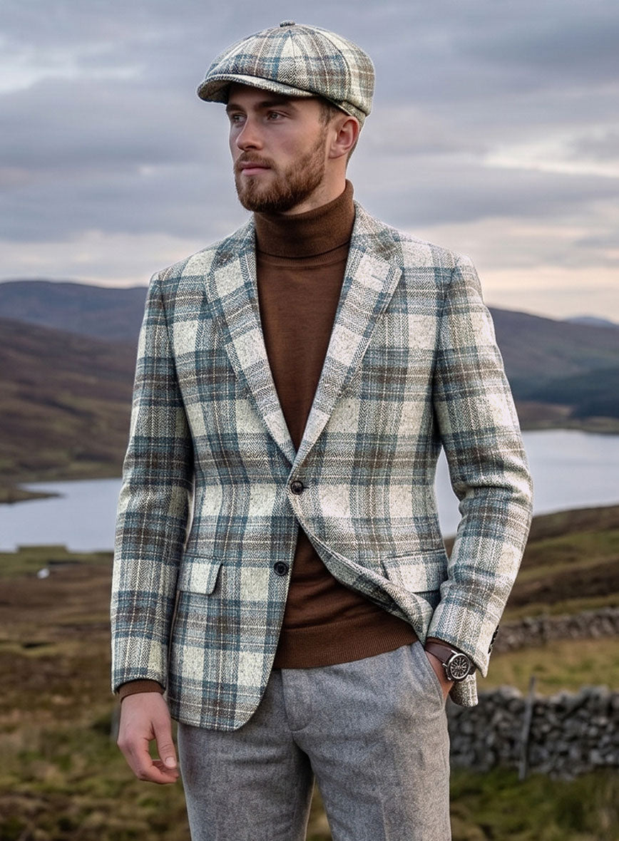 Harris Tweed Kingsley Tartan Jacket - StudioSuits