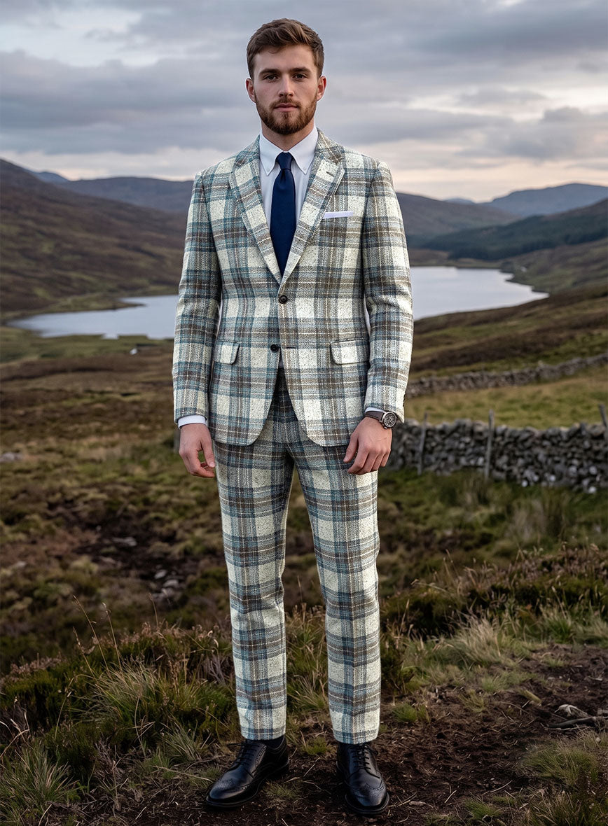 Harris Tweed Kingsley Tartan Suit - StudioSuits