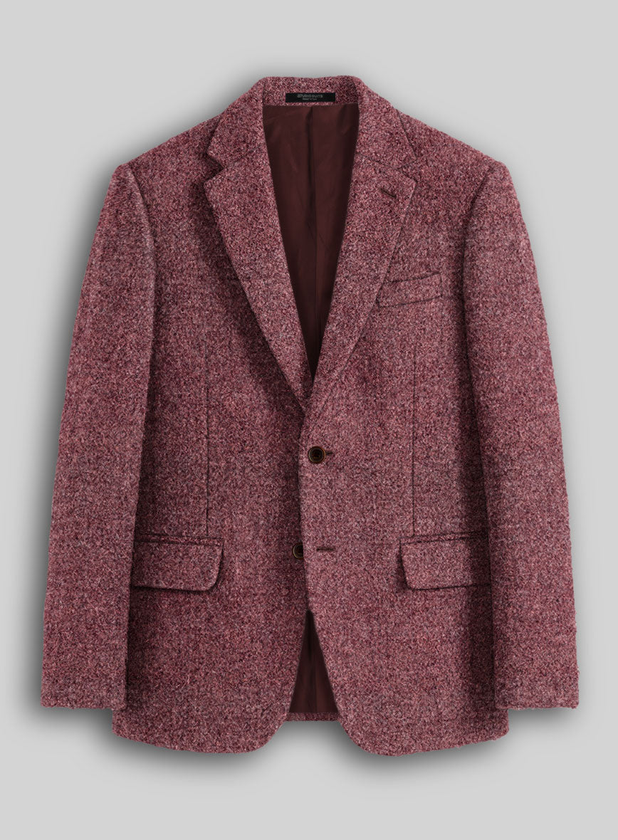 Harris Tweed Merlotwood Hopsack Jacket - StudioSuits