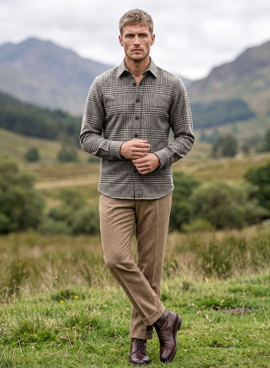 Harris Tweed Morwen Glen Shirt - StudioSuits