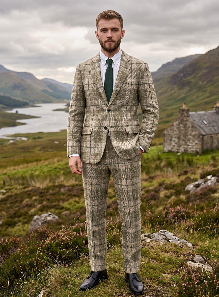 Harris Tweed Rowanstone Tartan Suit - StudioSuits