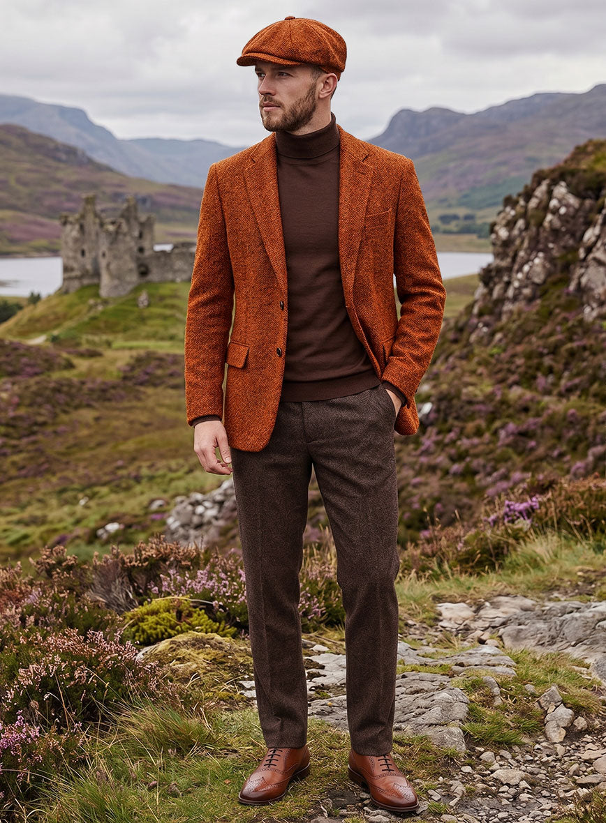 Harris Tweed Siennaforge Hopsack Jacket - StudioSuits