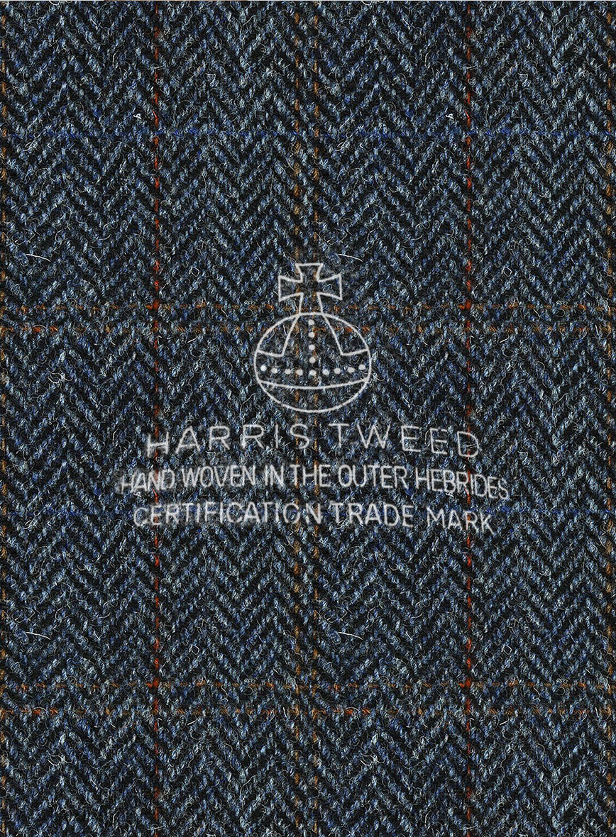 Harris Tweed Country Blue Suit - StudioSuits