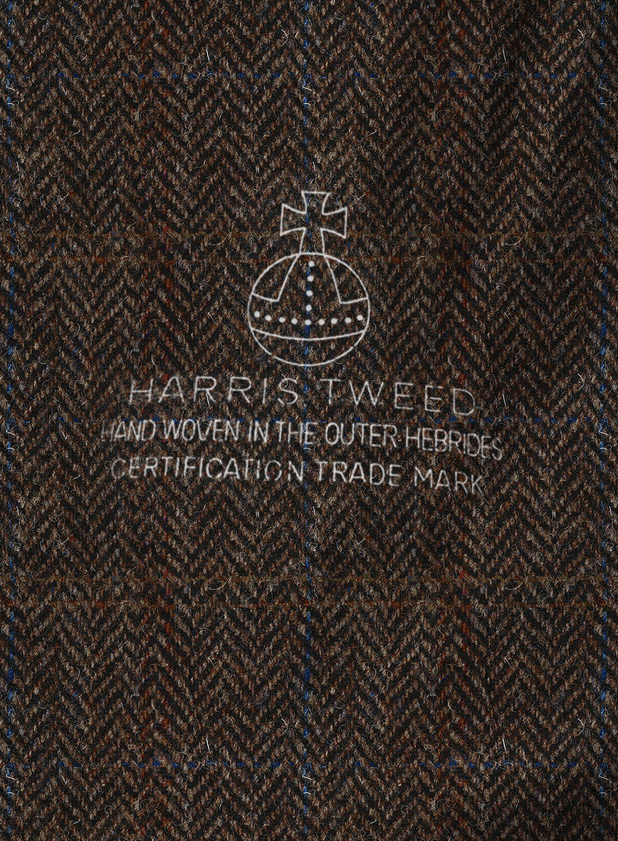 Harris Tweed Country Dark Brown Pants - StudioSuits