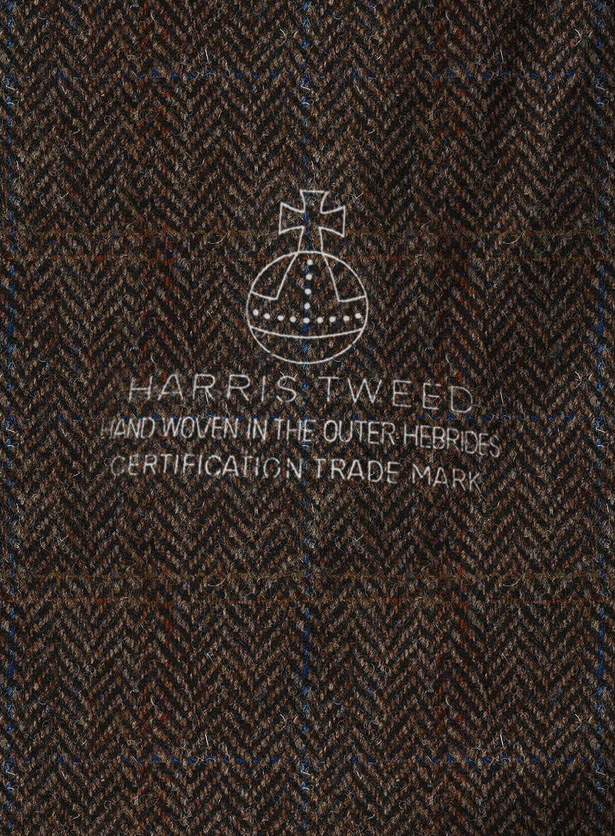 Harris Tweed Country Dark Brown Suit - StudioSuits