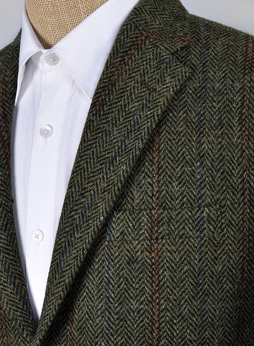 Harris Tweed Country Green Jacket - StudioSuits