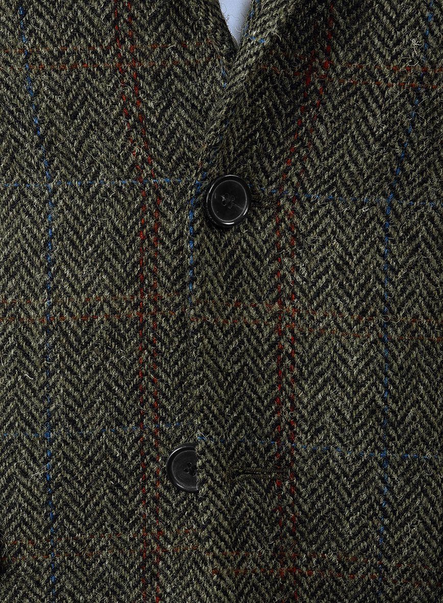 Harris Tweed Country Green Jacket - StudioSuits