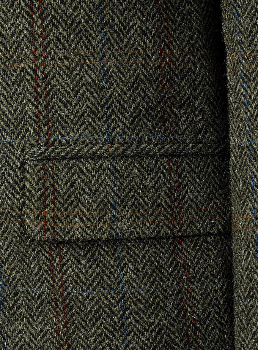 Harris Tweed Country Green Jacket - StudioSuits