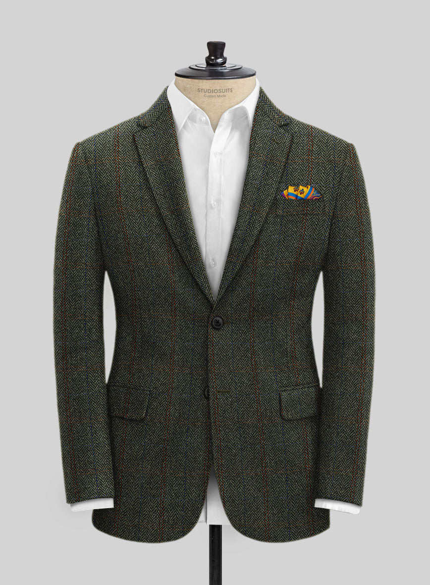 Harris Tweed Country Green Suit - StudioSuits