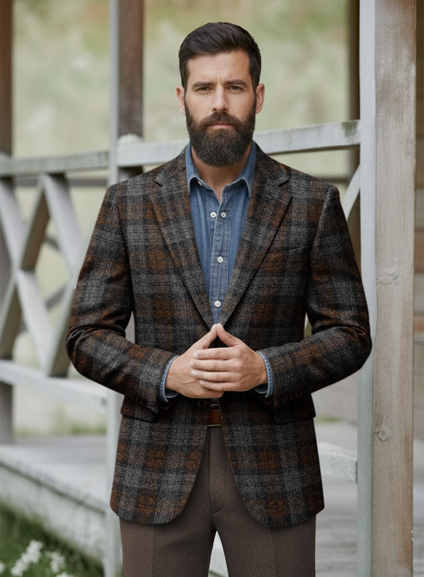Harris Tweed Ashridge Tartan Jacket - StudioSuits
