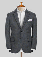 Harris Tweed Barley Blue Suit - StudioSuits
