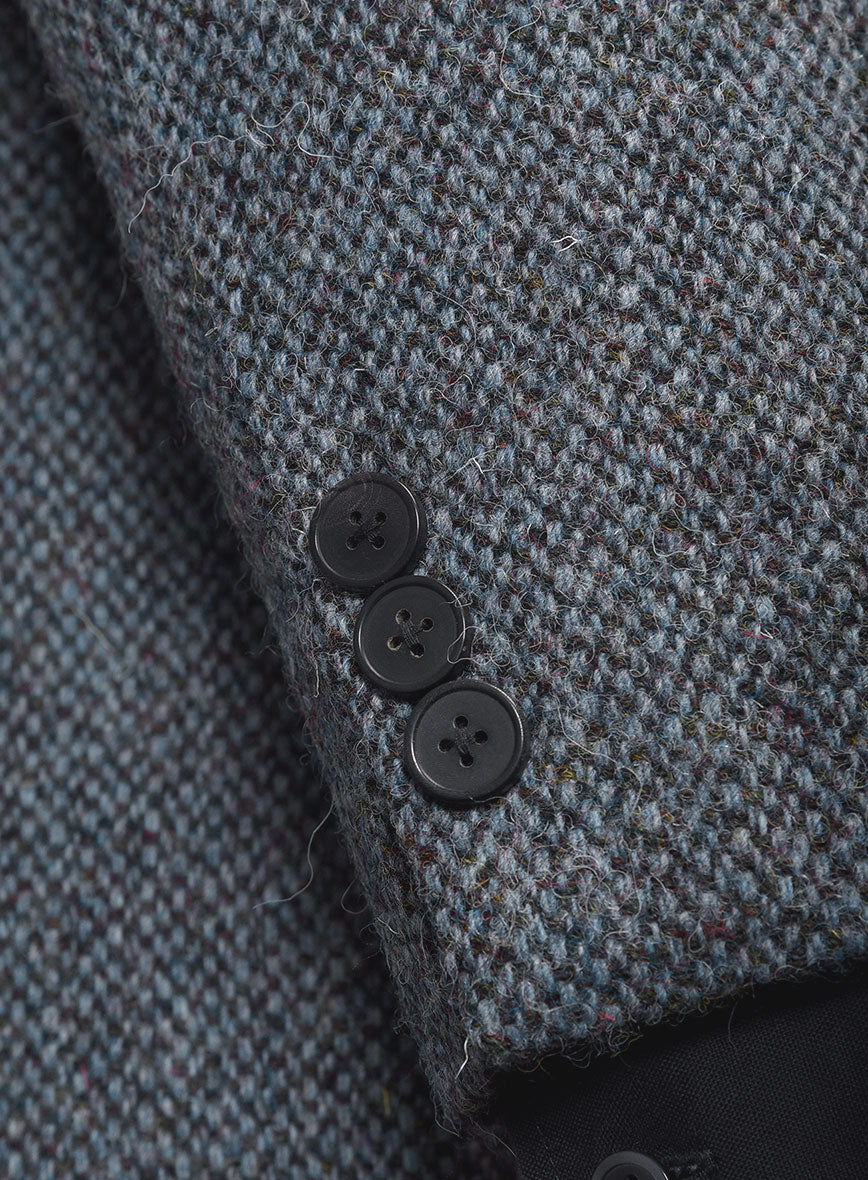 Harris Tweed Barley Blue Suit - StudioSuits