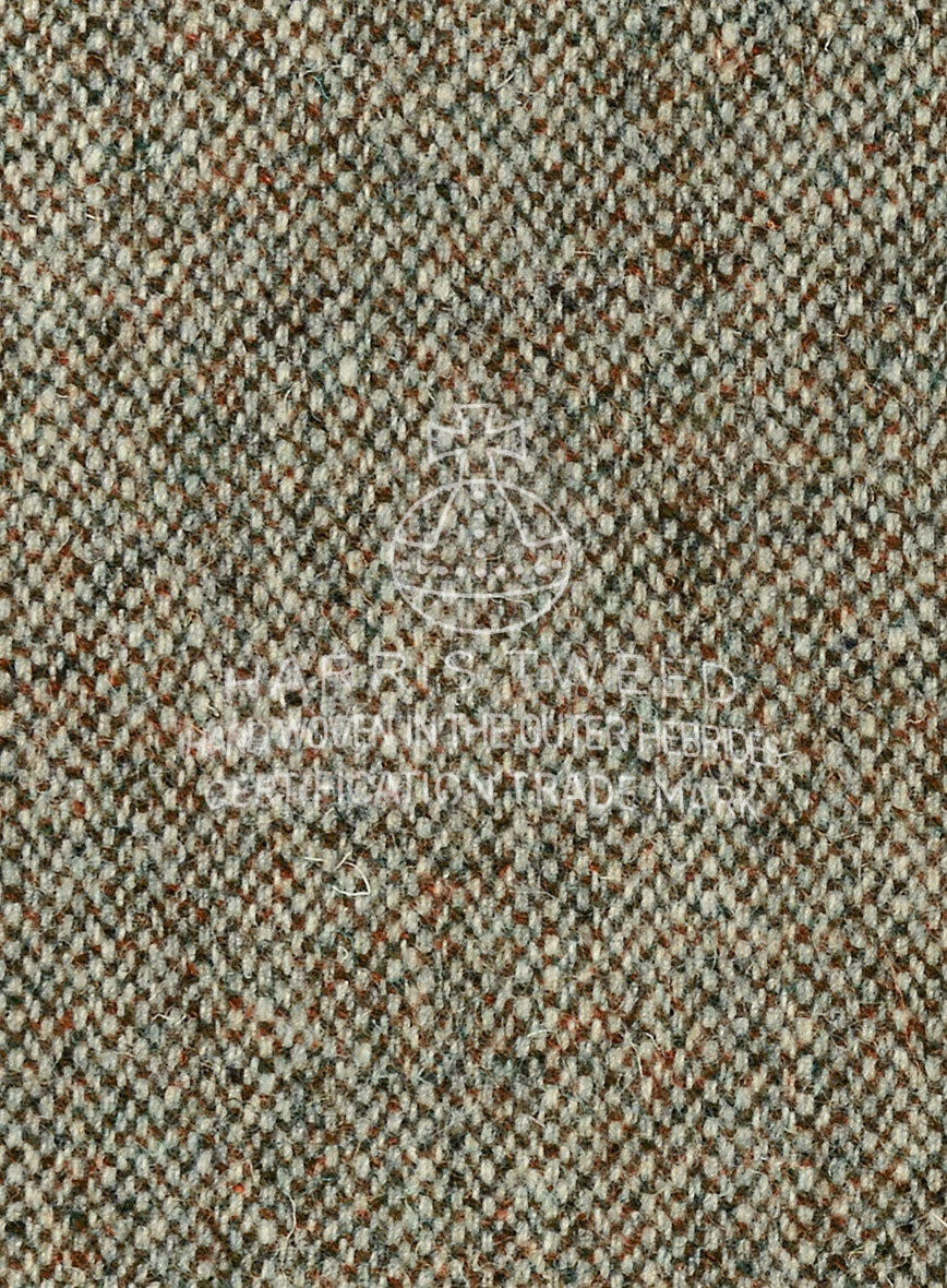Harris Tweed Barley Brown Highland Trousers - StudioSuits