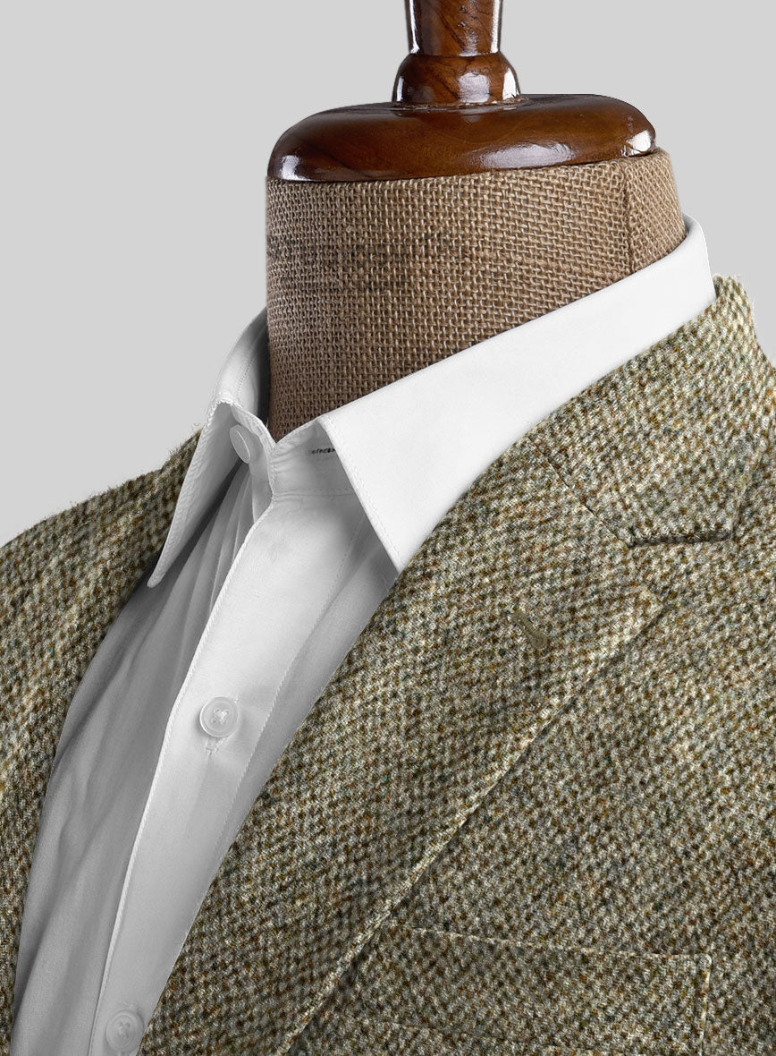 Harris Tweed Barley Brown Jacket - StudioSuits