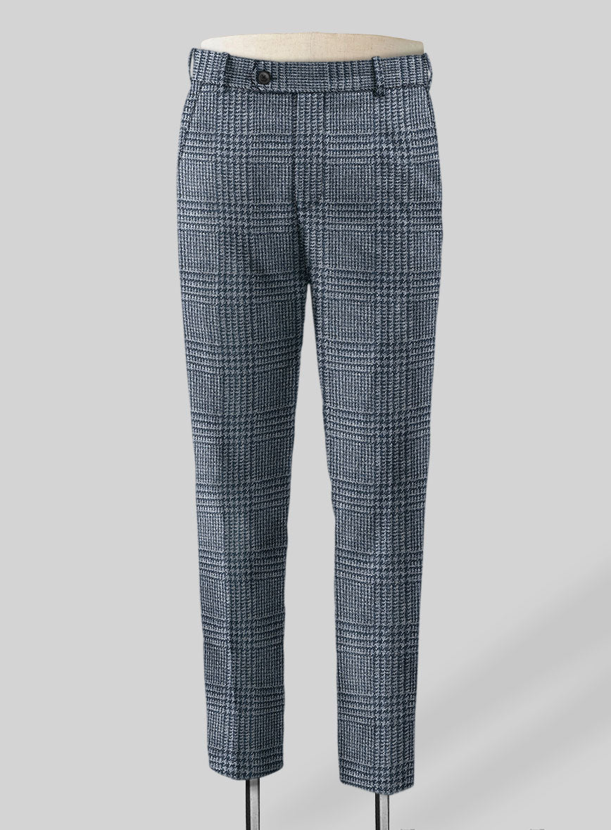 Harris Tweed Blue Glen Pants - StudioSuits