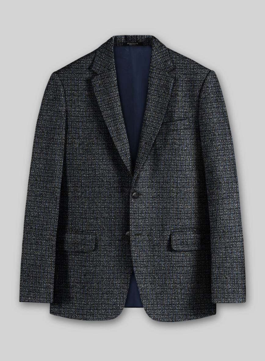 Harris Tweed Bluevale Hopsack Jacket - StudioSuits