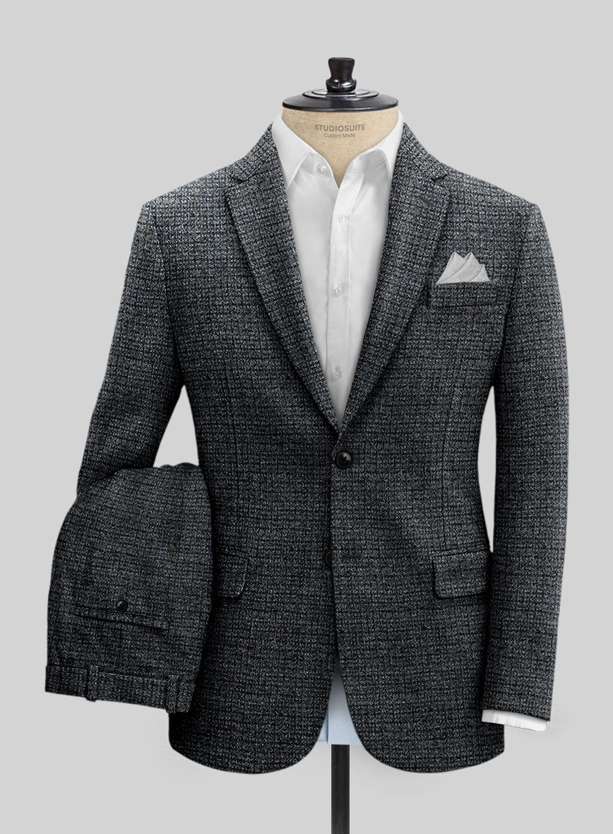 Harris Tweed Bluevale Hopsack Suit - StudioSuits
