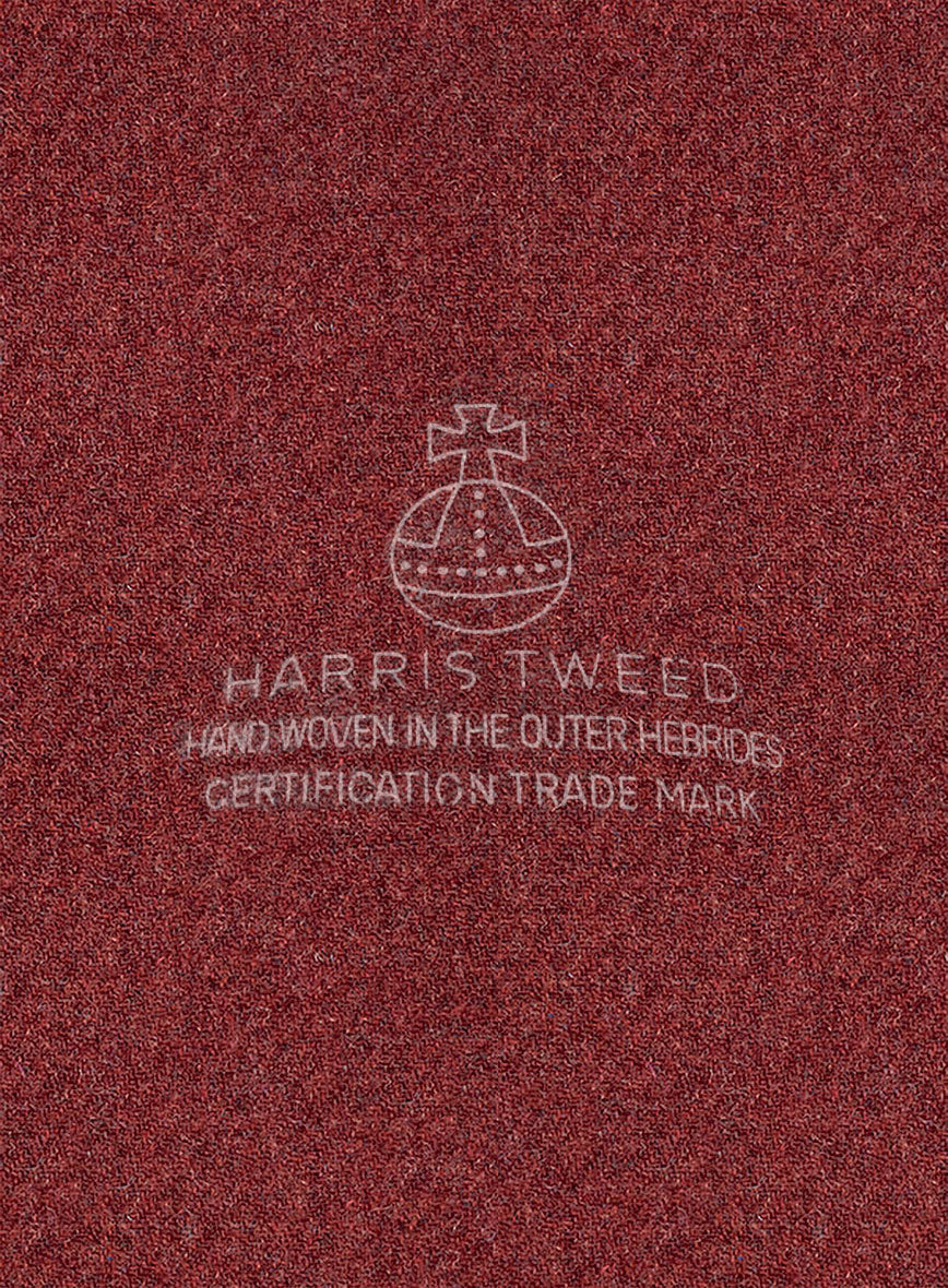 Harris Tweed Brickred Hopsack Jacket - StudioSuits