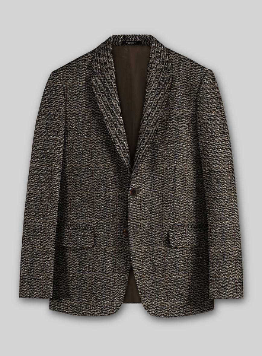 Harris Tweed Cairnrock Herringbone Jacket - StudioSuits