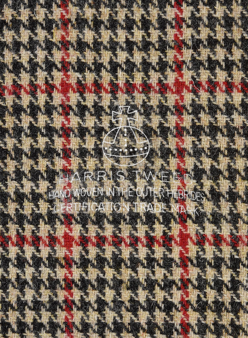 Harris Tweed Carmine Beige Pants - StudioSuits