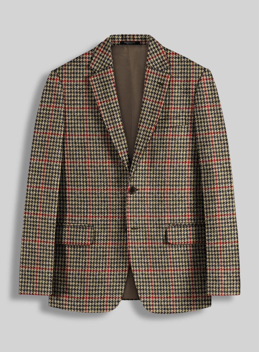 Harris Tweed Carmine Beige Suit - StudioSuits