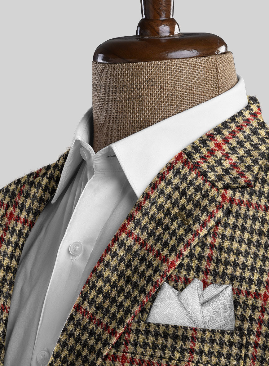 Harris Tweed Carmine Beige Suit - StudioSuits