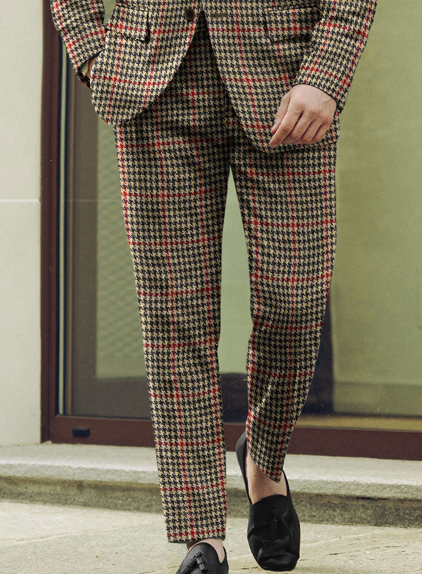 Harris Tweed Carmine Beige Suit - StudioSuits