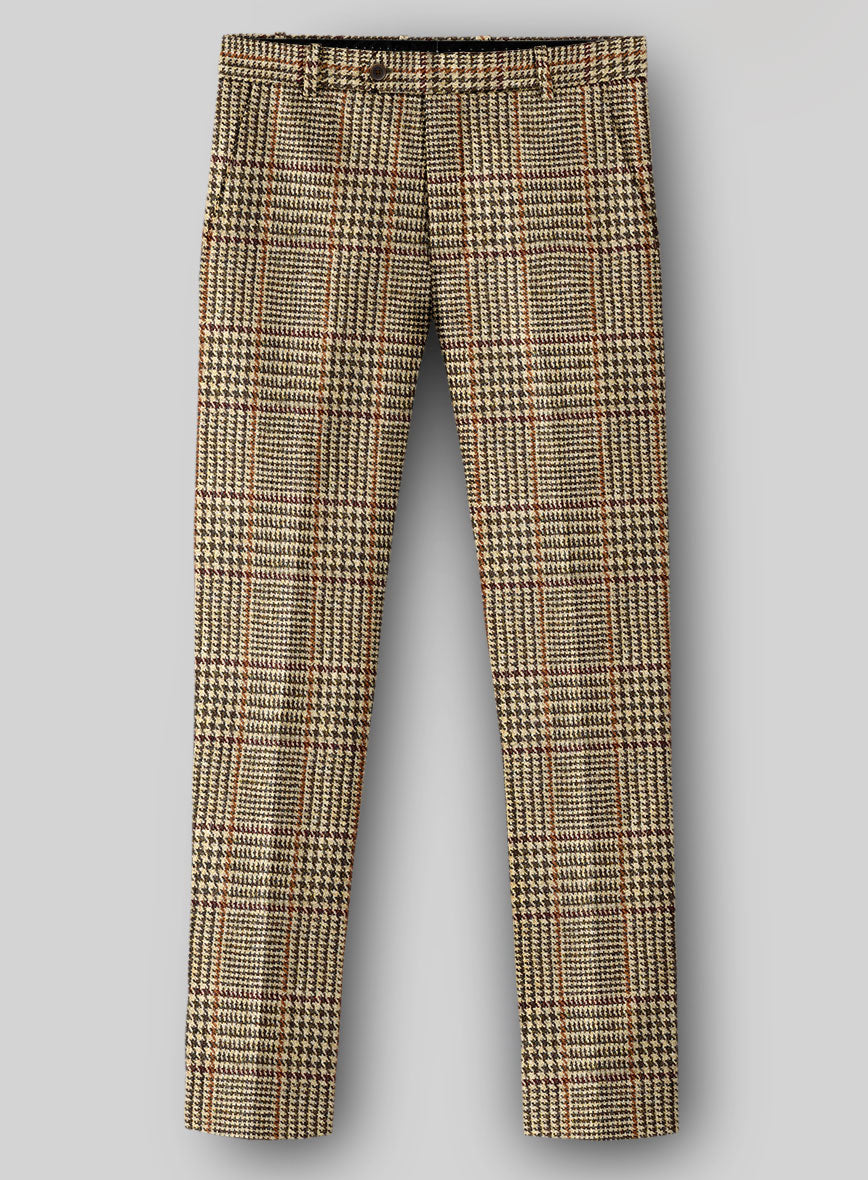 Harris Tweed Chestnut Glen Pants - StudioSuits