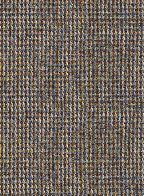 Harris Tweed Classic Weave Double Breasted Jacket - StudioSuits