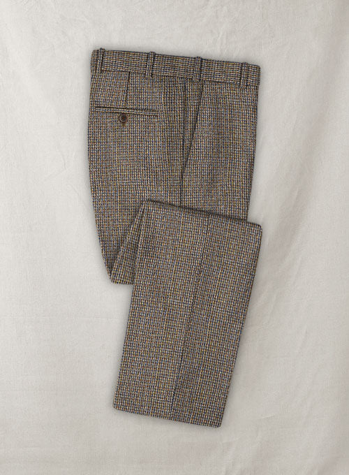 Harris Tweed Classic Weave Double Breasted Suit - StudioSuits