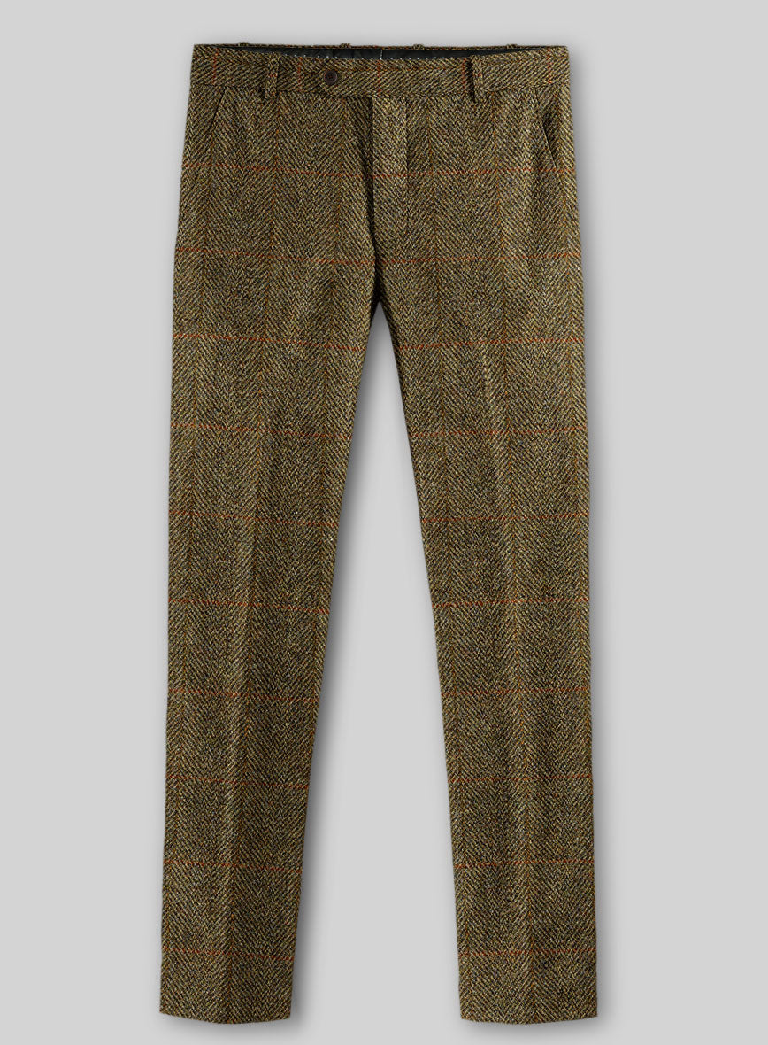 Harris Tweed Country Brown Check Suit - StudioSuits