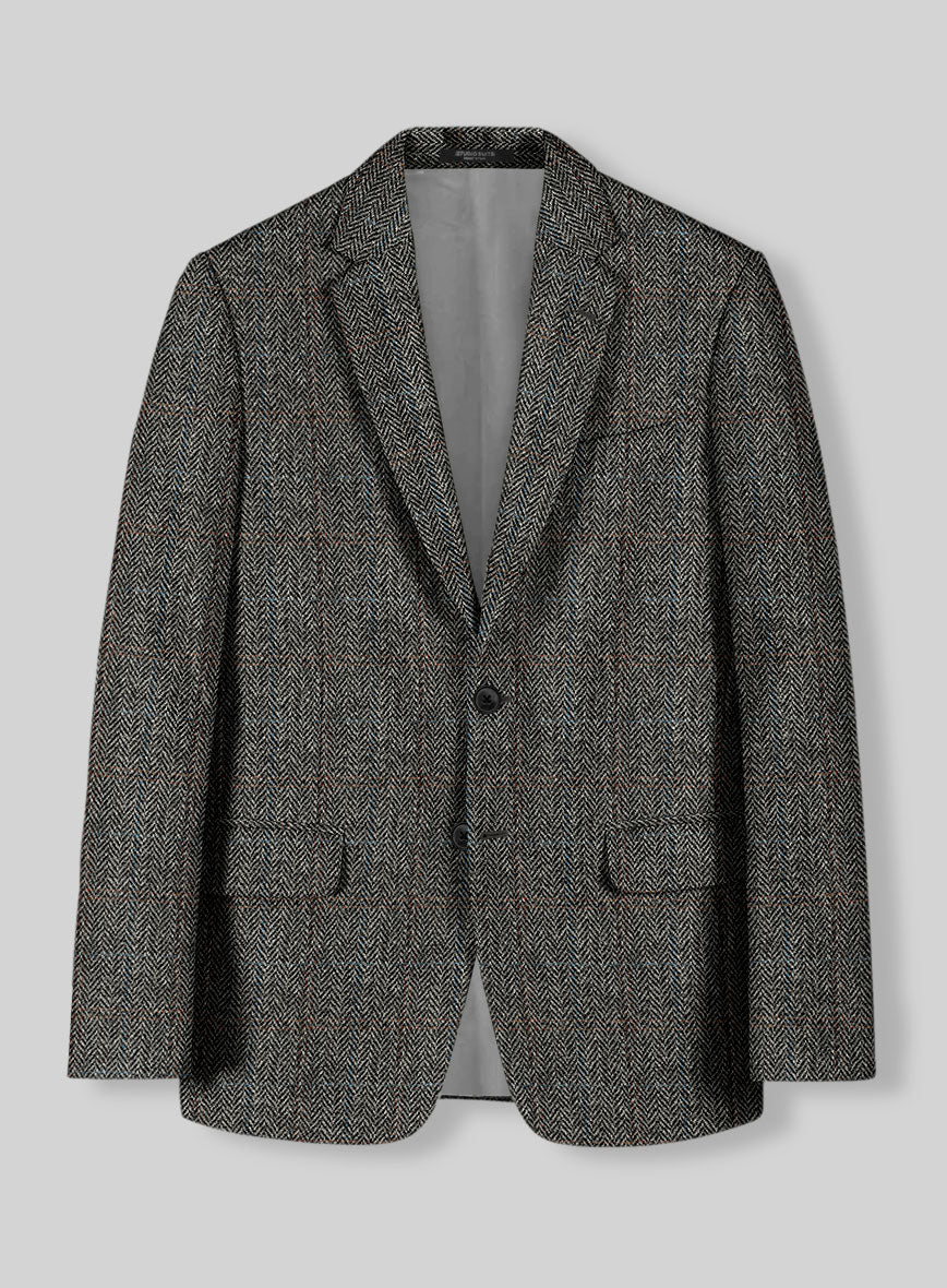 Harris Tweed Country Gray Jacket – StudioSuits