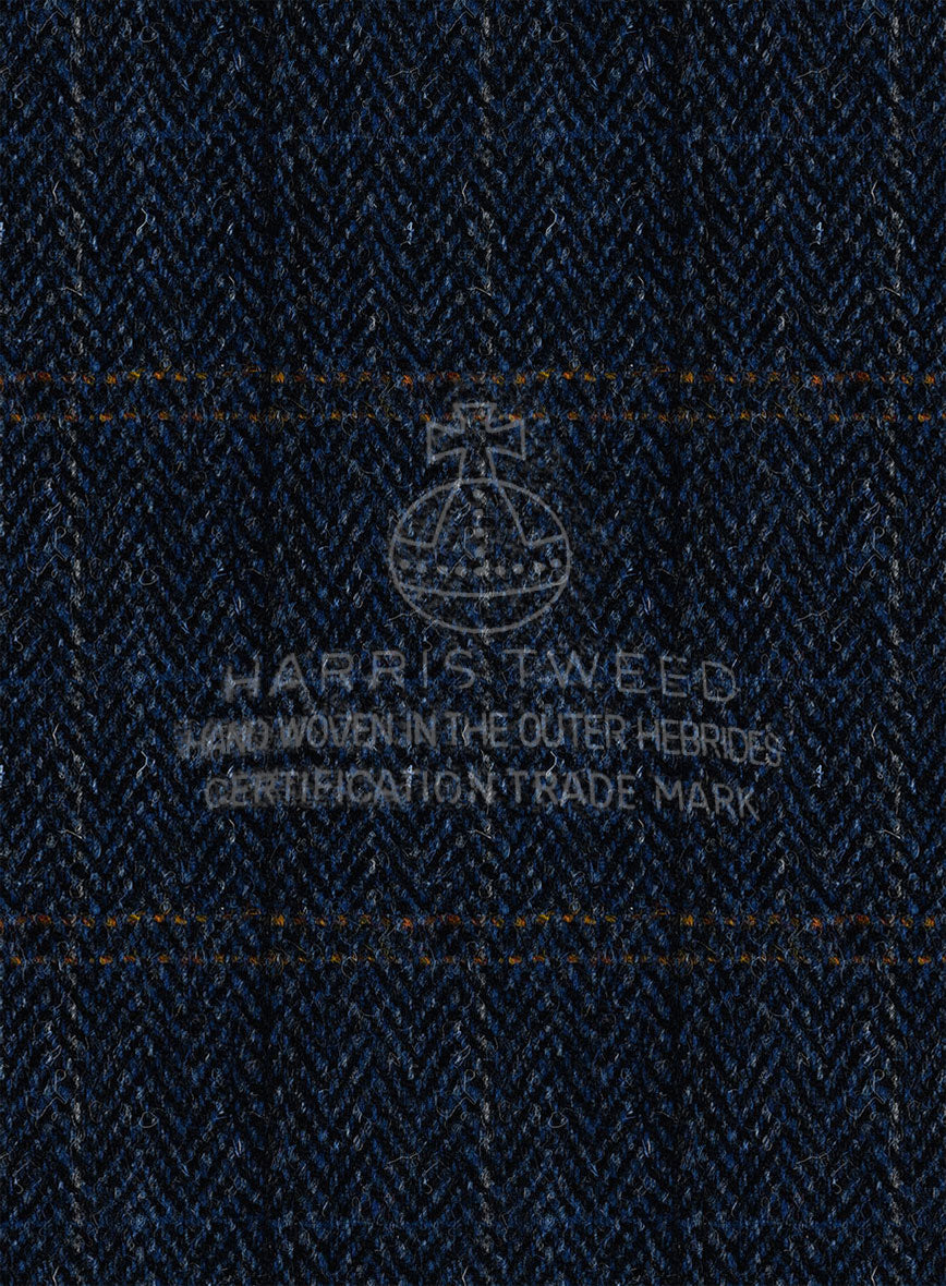 Harris Tweed Country Heritage Blue Jacket - StudioSuits