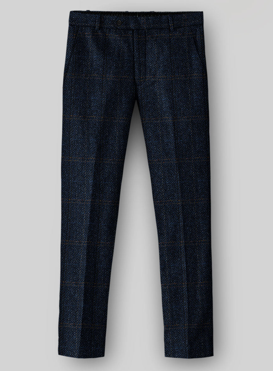 Harris Tweed Country Heritage Blue Suit - StudioSuits