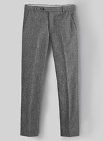 Harris Tweed Gray Herringbone Suit - StudioSuits