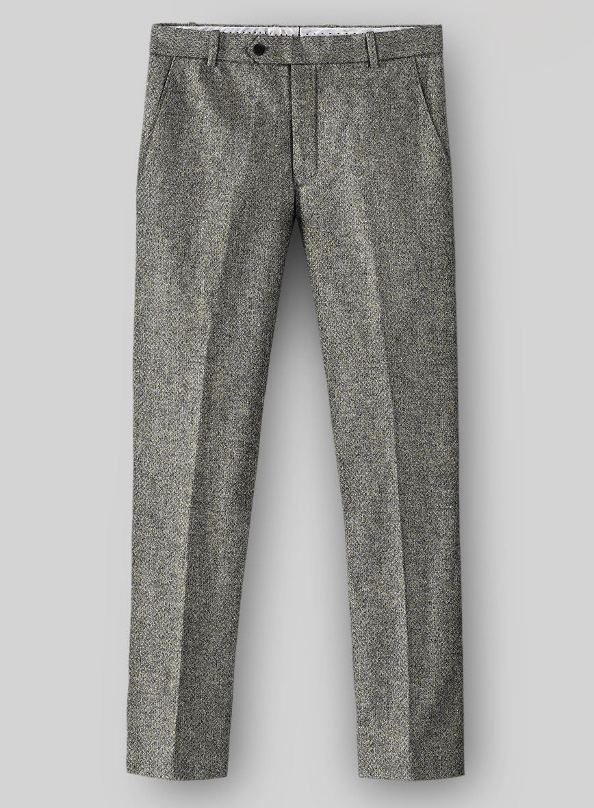 Harris Tweed Graystone Hopsack Pants - StudioSuits