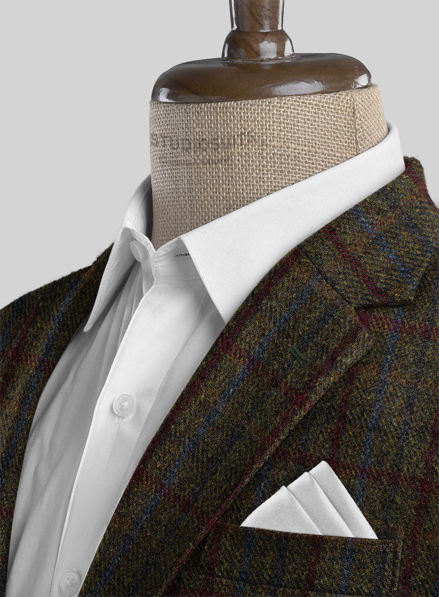 Harris Tweed Green Check Jacket - StudioSuits