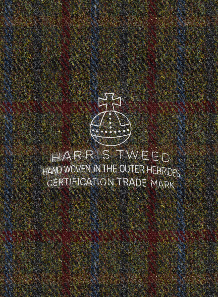 Harris Tweed Green Check Pants - StudioSuits