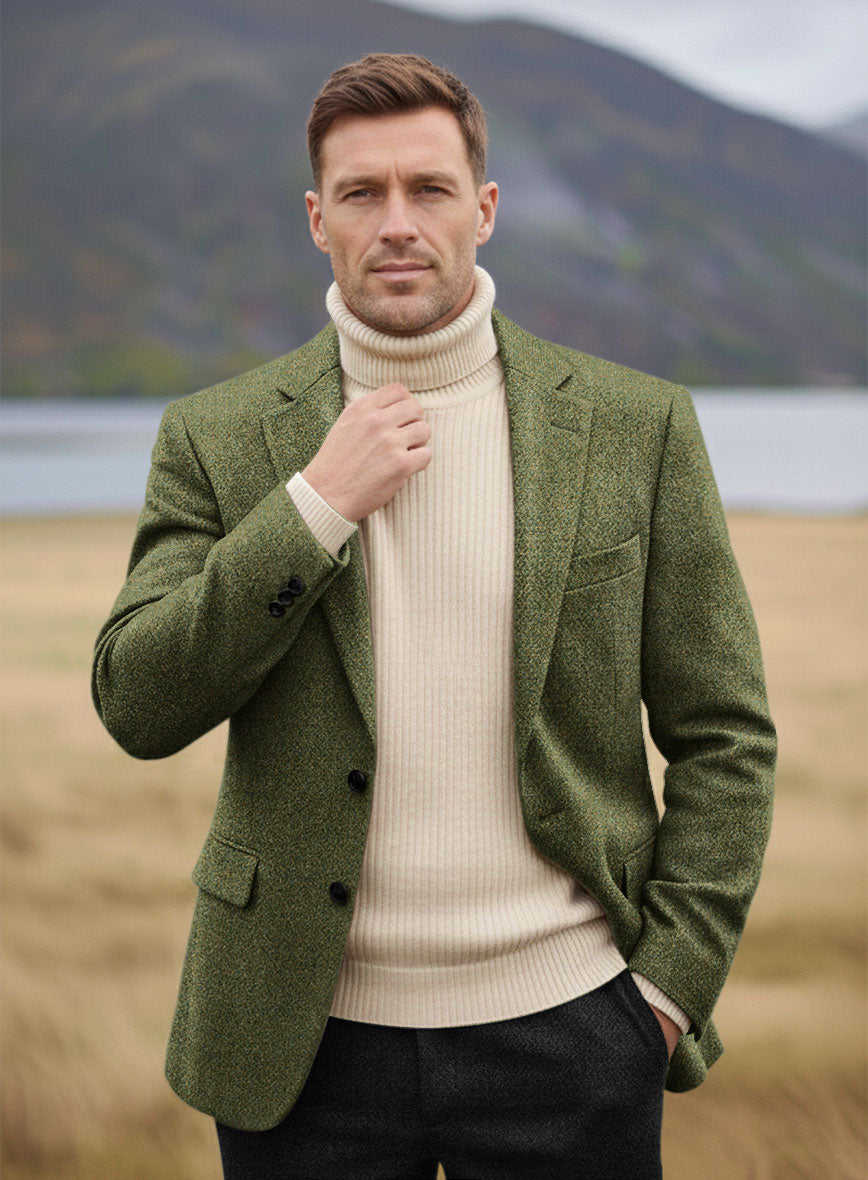 Harris Tweed Greenforge Hopsack Jacket - StudioSuits