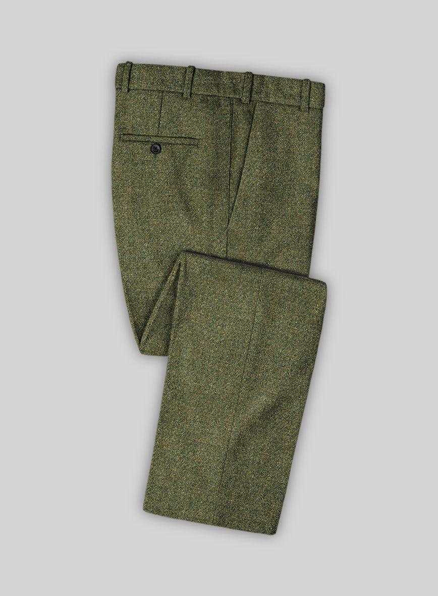 Harris Tweed Greenforge Hopsack Pants - StudioSuits