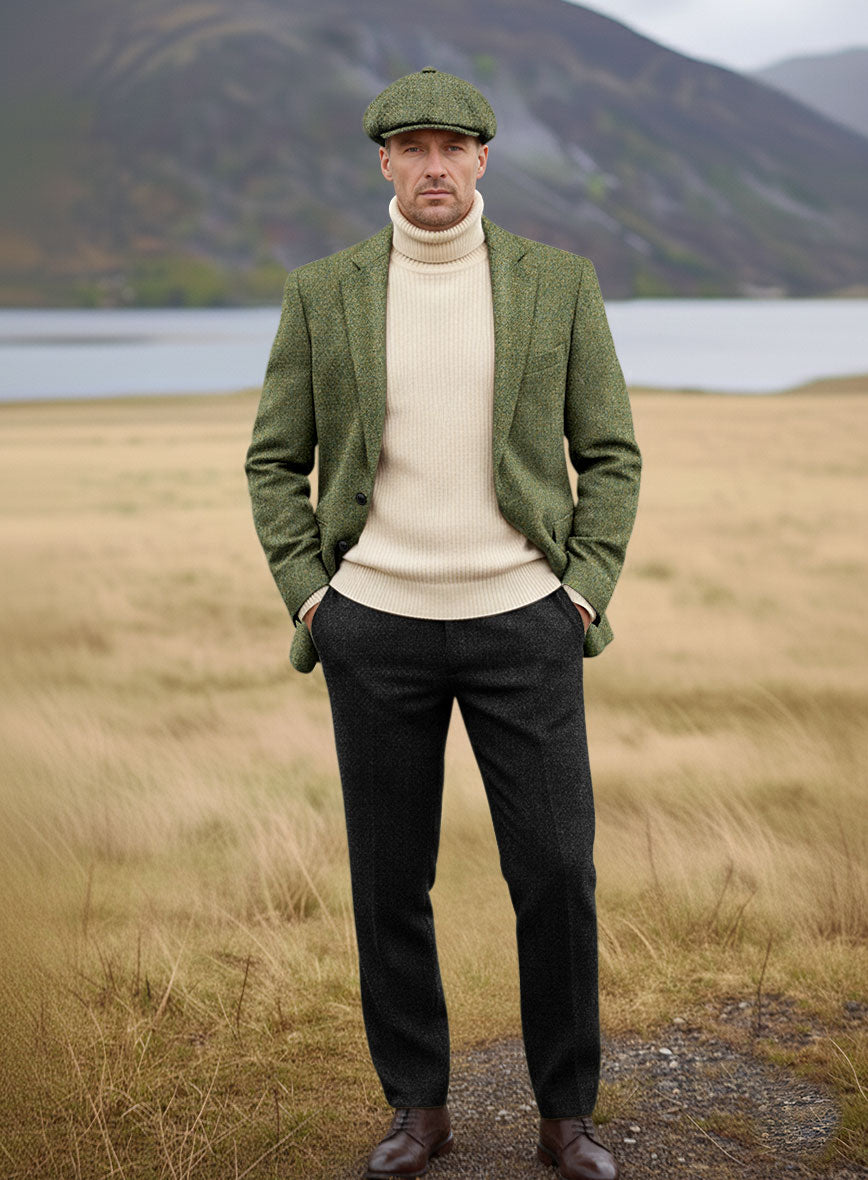 Harris Tweed Greenforge Hopsack Suit - StudioSuits