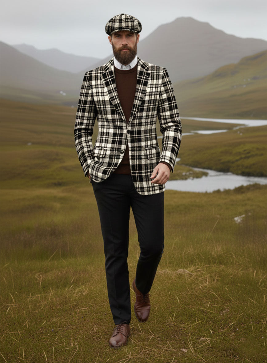 Harris Tweed Heatherrock Tartan Jacket - StudioSuits