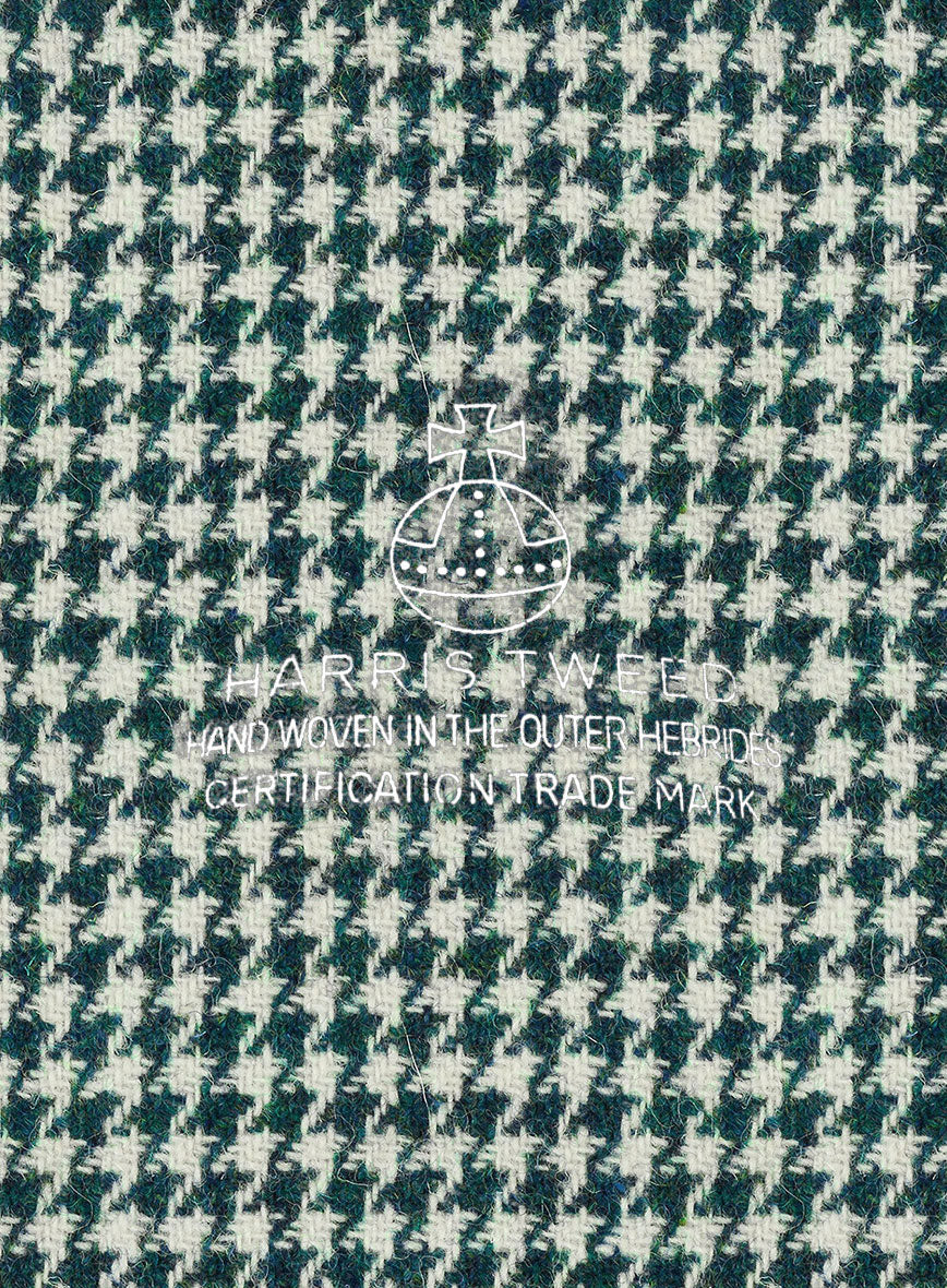 Harris Tweed Houndstooth Green Suit - StudioSuits