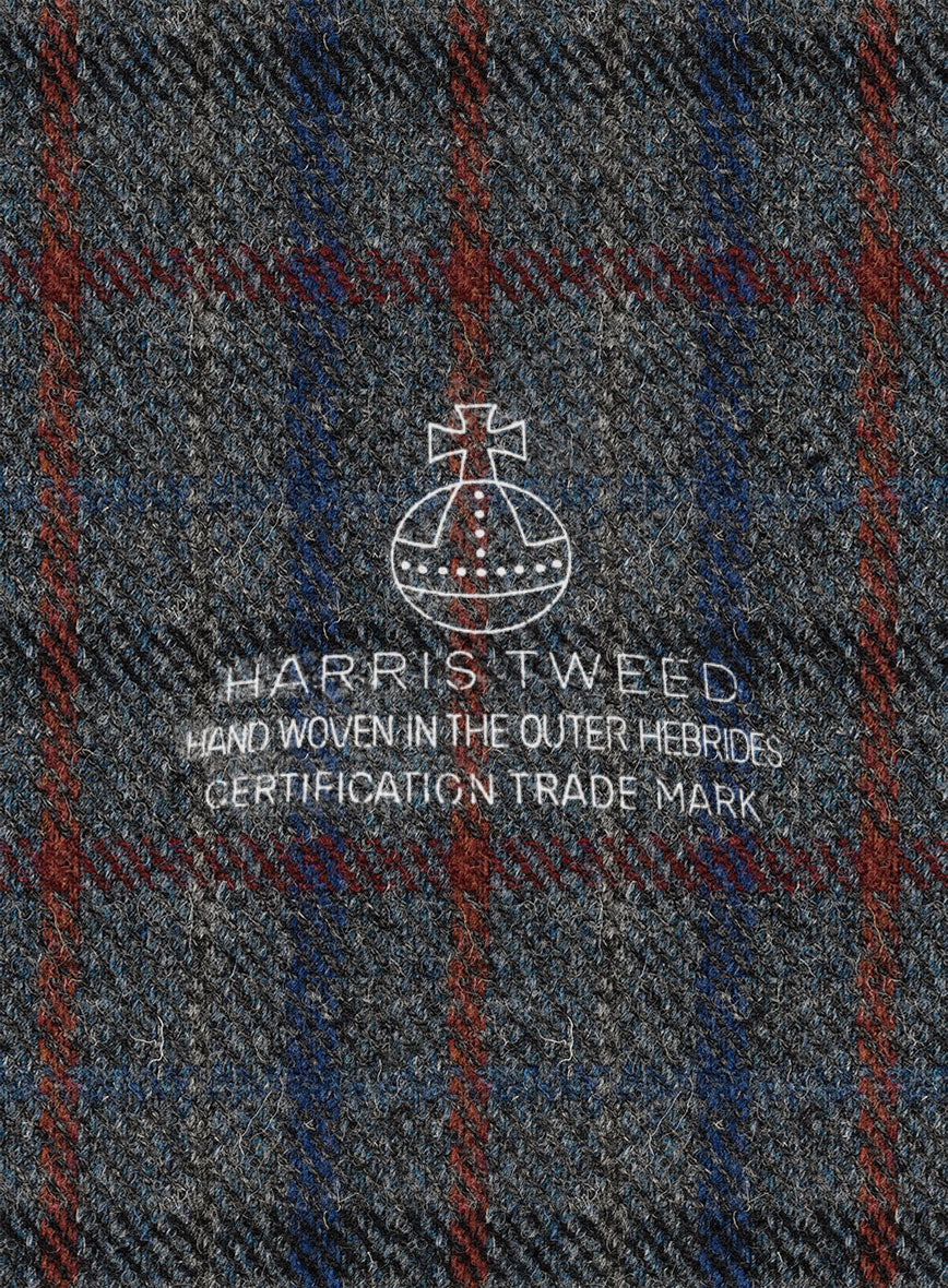 Harris Tweed Ice Blue Check Pants